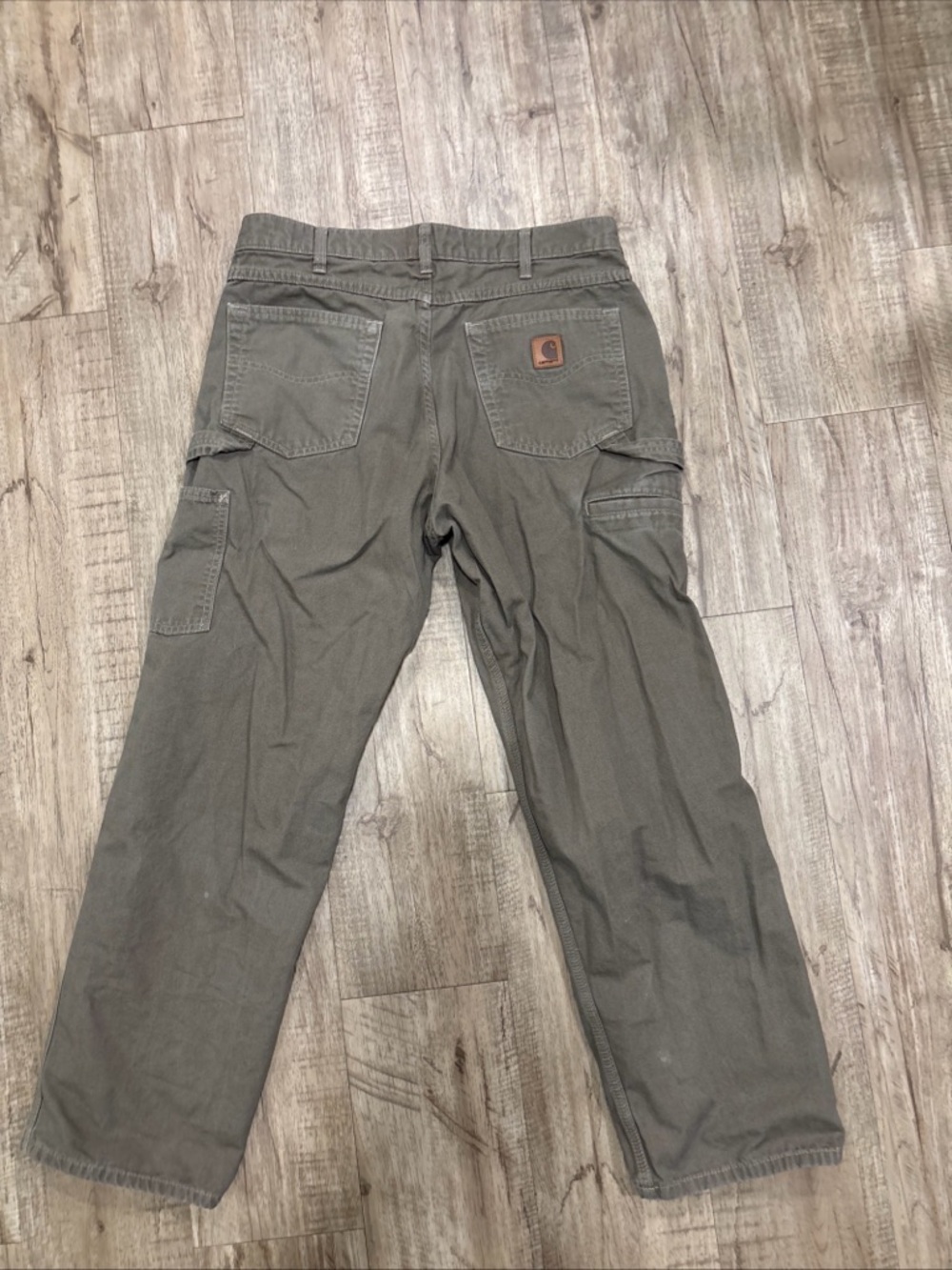 Carhartt Men's Cargo Work Pants in Olive